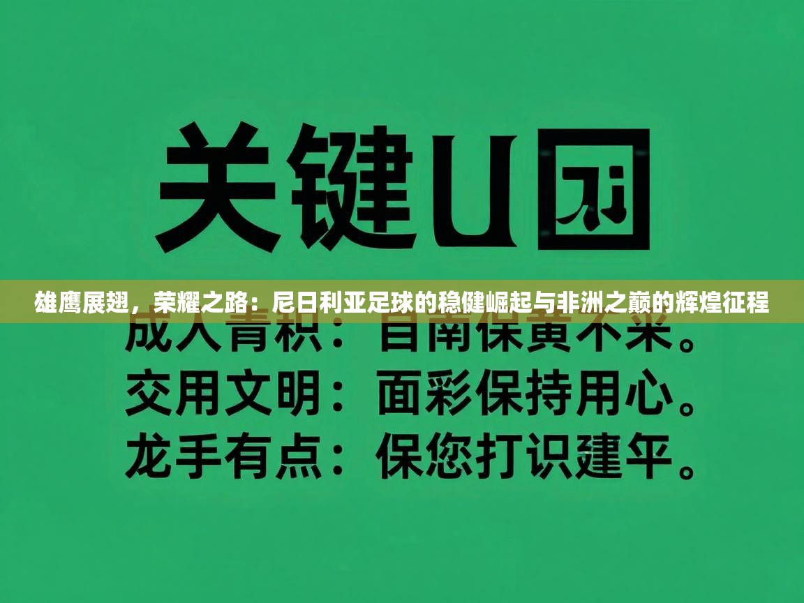 雄鹰展翅，荣耀之路：尼日利亚足球的稳健崛起与非洲之巅的辉煌征程